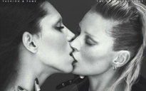 Kate Moss "khóa môi" người mẫu chuyển giới